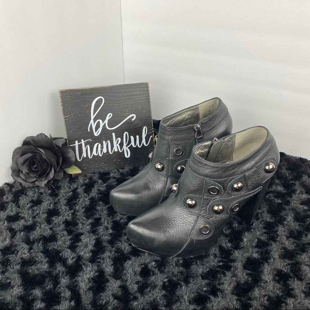 Grey City Studded Booties
